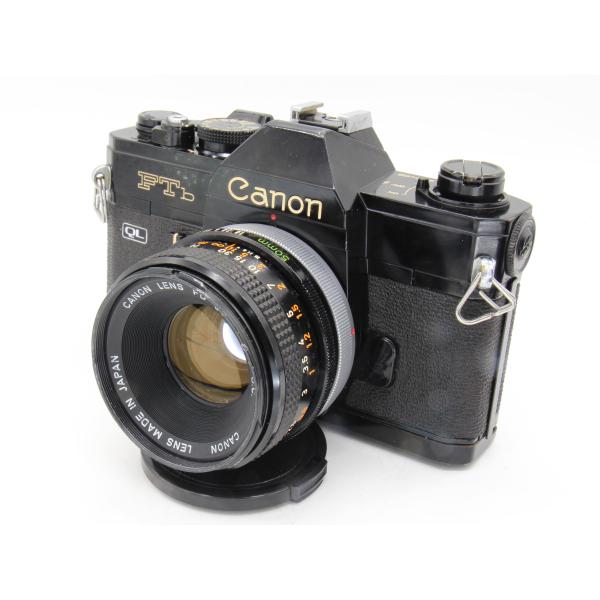 Canon FTb-N ブラック + FD 50mm f1.8 S.C. 整備済