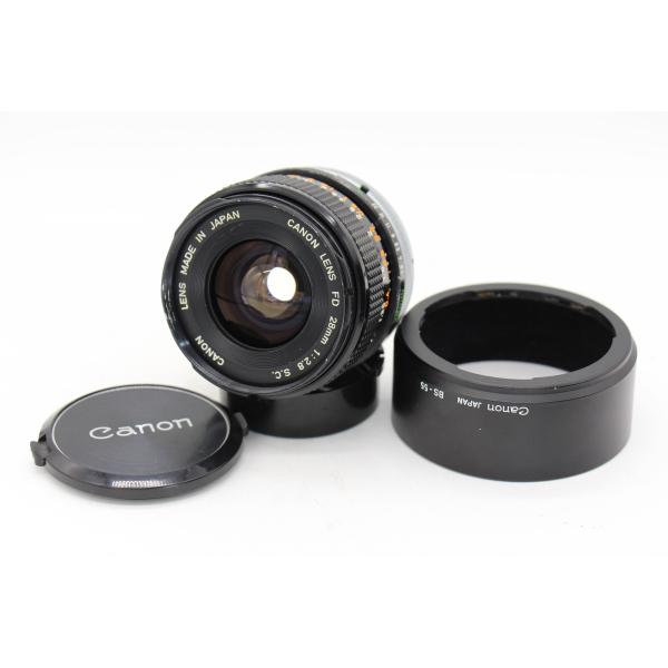 Canon FD 28mm 1:2.8 S.C. 整備済 オールドレンズ