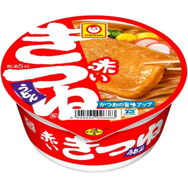 カップ麺 箱買い マルちゃん 赤いきつねうどん東 96g×12個 ケース販売