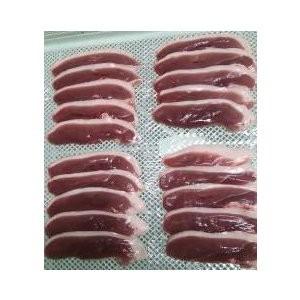 鴨肉 合鴨 冷凍 国産 合鴨 ロース 特上 スライス（ ５０gx４p）