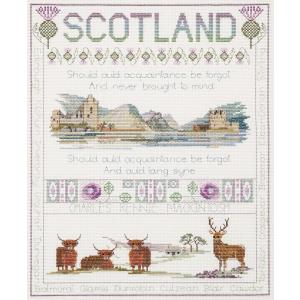 Bothy Threads クロスステッチ刺繍キット "Samplers - Scotland" RSS ボシースレッズ