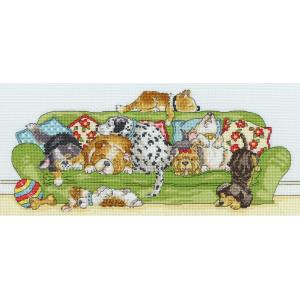 【在庫あり】Bothy Threads クロスステッチ刺繍キット "Lazy Dogs" XGR2 ...