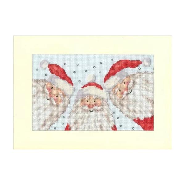 Bothy Threads クロスステッチ刺繍キット "Christmas Card - Santa...