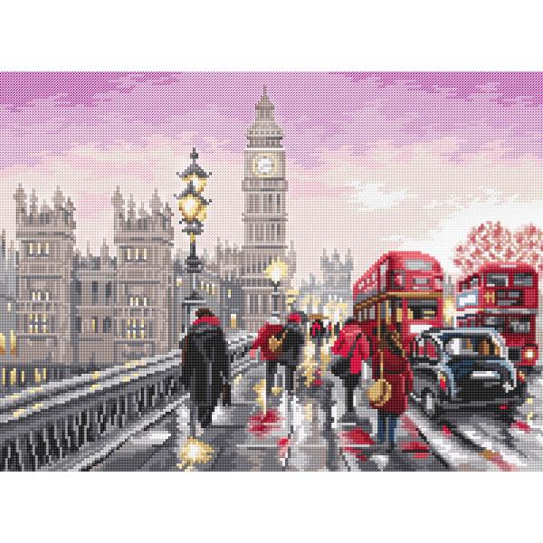 LETISTITCH クロスステッチ刺繍キット L8040 &quot;Westminster Bridge ...