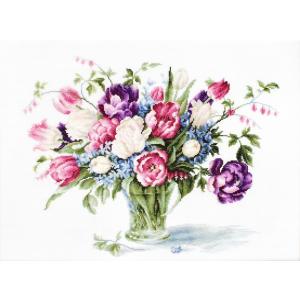 Luca-S クロスステッチ刺繍キット B2261 "Tulips"