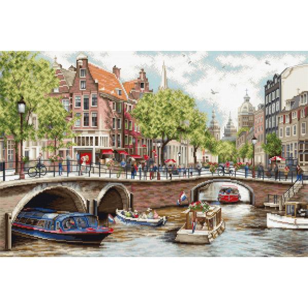 Luca-S クロスステッチ刺繍キット BU5005 &quot;Amsterdam&quot; (アムステルダム オラ...