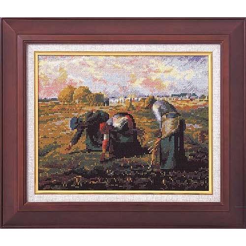 Olympusクロスステッチ刺繍キット7028【落穂拾い】(ミレー作)  オリムパス Art Gal...