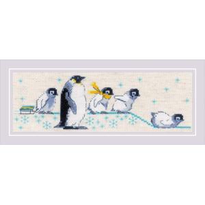 RIOLISクロスステッチ刺繍キット No.1975 "Penguins"