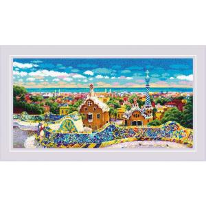 RIOLISクロスステッチ刺繍キット No.2199 "Park Guell" (グエル公園 スペイ...