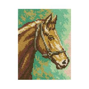 RTO クロスステッチ刺繍キット C172 "Chestnut horse" (栗毛馬) 【海外取り寄せ/通常納期40〜80日程度】｜torii