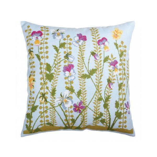 RTO クロスステッチ刺繍キット CU032 "Forest violets" (森のスミレ 花) ...