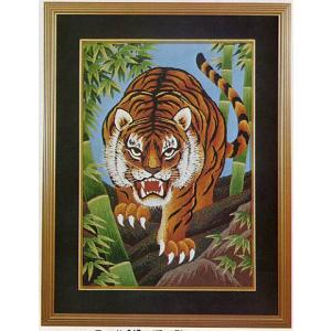 刺繍画 虎と竜(国産品で手作り) Amazon | 5Dダイヤモンド絵画