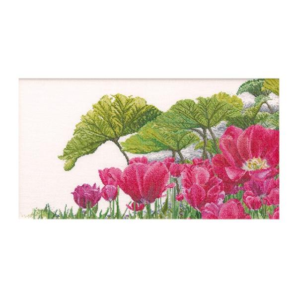 Thea Gouverneur クロスステッチ刺繍キットNo.432 "Keukenhof Gard...