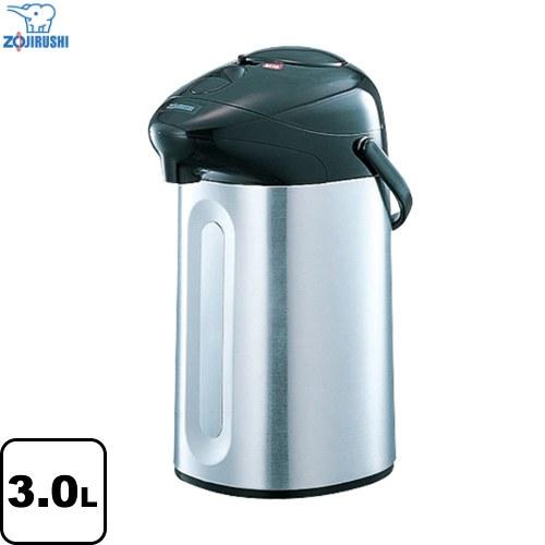 押すだけポット 業務用厨房機器 容量：3.0L 象印 ABF-30S-XA ガラスマホービン 中せん...