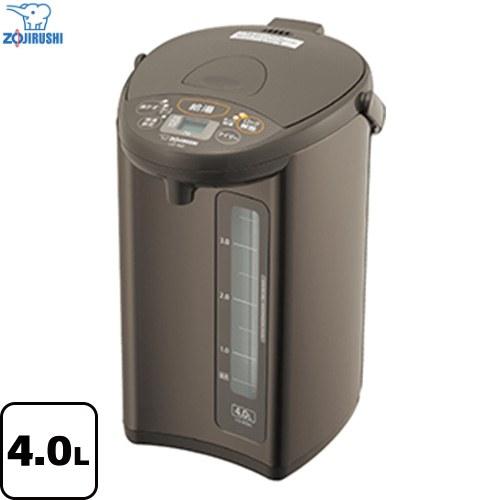 マイコン沸とう電動ポット 電気ケトル・ポット 容量：4.0L 象印 CD-WZ40-TM メタリック...
