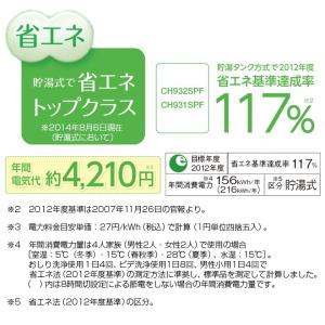 CH931SPF 工事費込セット(商品+基本工...の詳細画像5