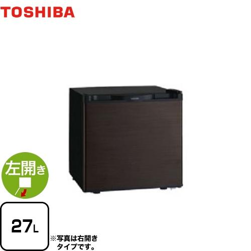冷蔵庫 容量27L 東芝 GR-HB30PAL-TS 1ドア冷蔵庫 左開きタイプ 【特別配送】【代引...