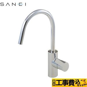 クリナップ　グースネック水栓　KM6061 取付工具付属 クリナップ キッチン水栓 一般地用 ZZKM6061EC グースネック水栓