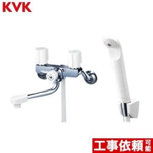 工事費込みセット デッキ型一時止水付2ハンドルシャワー（左側シャワー