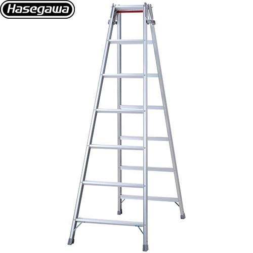 はしご・脚立 最大使用質量：100kg 長谷川工業 RD-21c はしご兼用脚立 RD 7段 【特別...