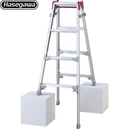 はしご・脚立 最大使用質量：100kg 長谷川工業 RYZ-12d はしご兼用伸縮脚立 RYZ 4段...