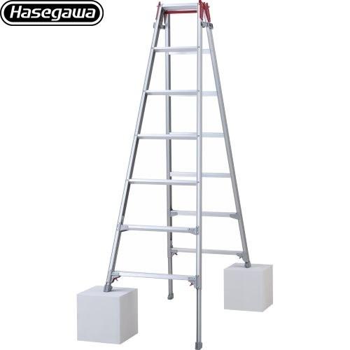 はしご・脚立 最大使用質量：100kg 長谷川工業 RYZ-21d はしご兼用伸縮脚立 RYZ 7段...