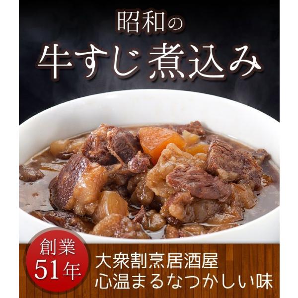 牛すじ煮込み 10パック 150g×10P 厳選した国産牛すじ肉を使用した牛すじ煮込み 大衆居酒屋 ...