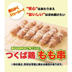 焼き鳥 国産つくば鶏 もも串 40ｇ×20本 新鮮なつくば鶏もも肉をふんだんに使った定番の焼き鳥 バーベキュー、BBQに最適 茨城県産 焼き鳥/焼鳥/やきとり
