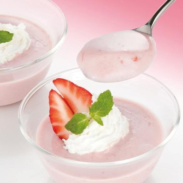 いちごミルクプリンの素 200g×2パック 混ぜて冷すだけの簡単調理