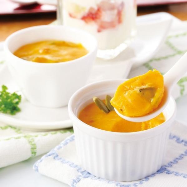 かぼちゃプリンの素 200g×4パック 混ぜて冷すだけの簡単調理 かぼちゃをまるごと味わえる簡単 野...