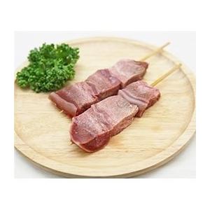 豚タン串 40g×20本 国産豚 (15cm丸串)(pr)(45920)(やきとん)｜torimasu