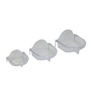 クリア 浅型バード食器(S) SANKO 鳥用食器の詳細画像2