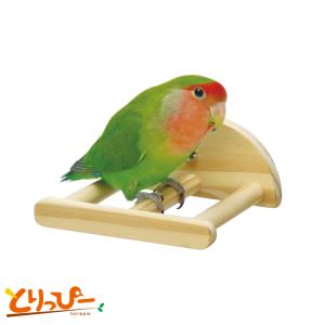 インコのおもちゃ おやすみステップ はしご 小...の詳細画像1