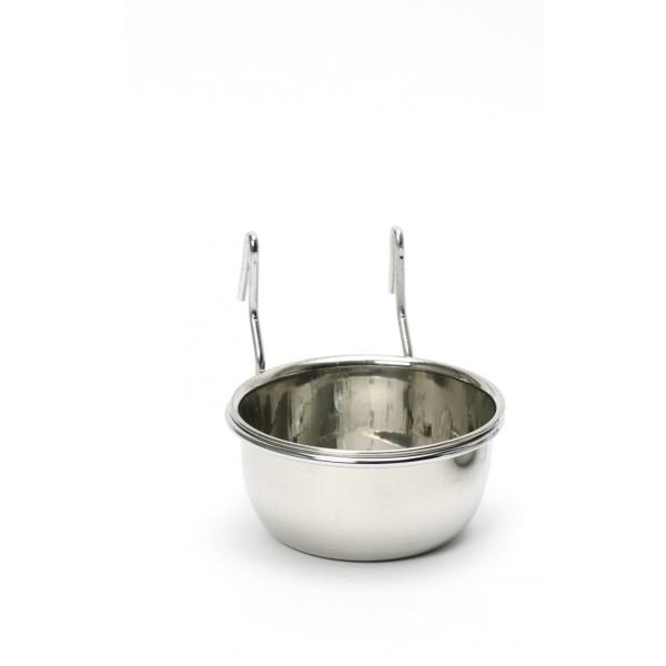 丈夫なステンレス ハンガー食器プチ　オウム、大型インコに