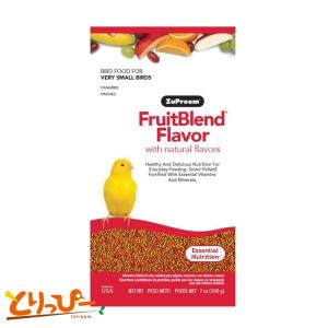 鳥用ペレット ズプリーム フルーツブレンド XS 200g 7oz   ブンチョウ カナリア セキセイインコ