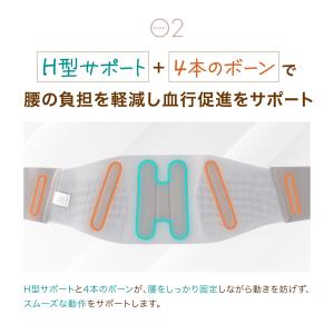 ミライのカラダ 接骨院院長監修 腰サポーター ...の詳細画像4