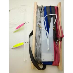 峰 漁具 ナイロン ビシヨマ 3匁 50号 20cm間隔 100m 500ヶ個数 漁師用