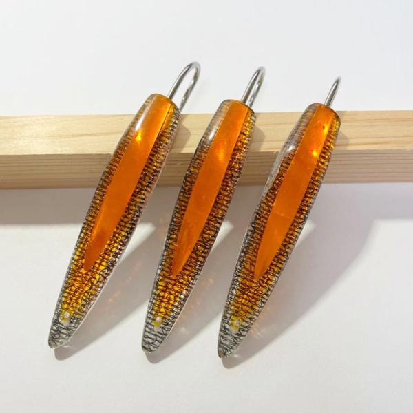 弓角ルアー 9〜9.5cm 鳥山漁具 トローリングルアー  オーロラ3Dオレンジ 3個 サワラ ブリ...