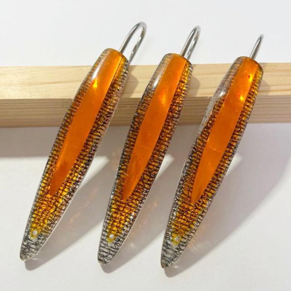 弓角ルアー 10〜10.5cm 鳥山漁具 トローリングルアー  オーロラ3Dオレンジ 3個 サワラ ...