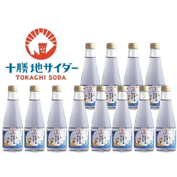 広尾しおサイダー 12本セット　送料無料　/ 十勝地サイダー 北海道 十勝 広尾町 サイダー お取り...