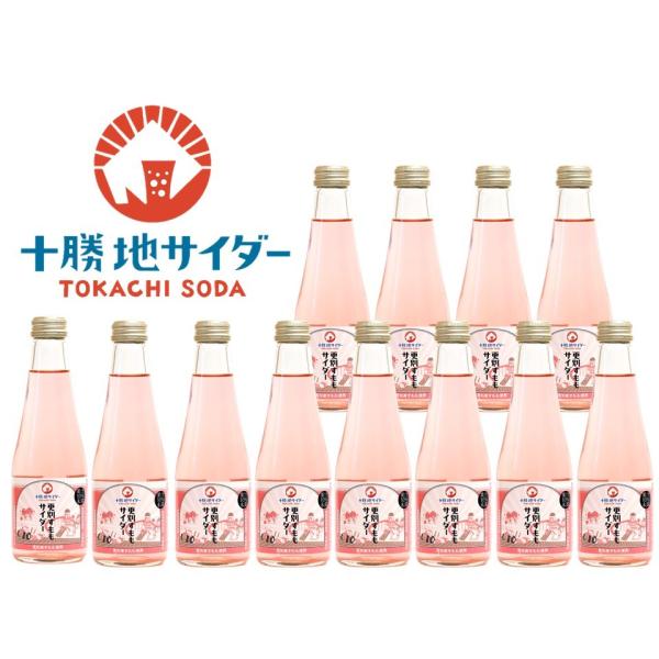更別すももサイダー 12本セット　送料無料　/ 十勝地サイダー 北海道 十勝 更別村 サイダー お取...