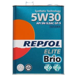 エンジンオイル REPSOL レプソル Elite Brio エリート・ブリオ 5W-30 100%合成油 4L×6｜tortoise