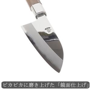出刃包丁 和包丁 ステンレス 鏡面仕上げ 両刃...の詳細画像3