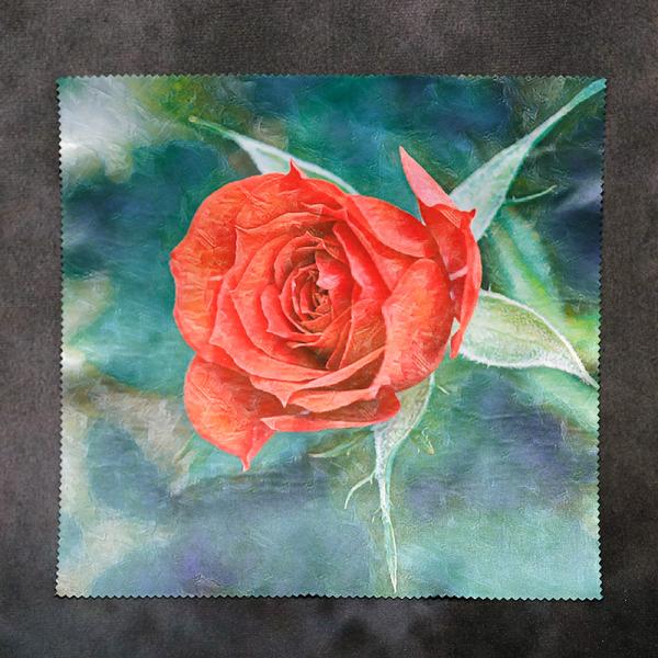 【バラ】クリーニングクロス・メガネ拭き