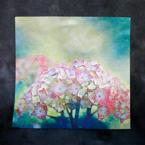 【紫陽花B】クリーニングクロス・メガネ拭き