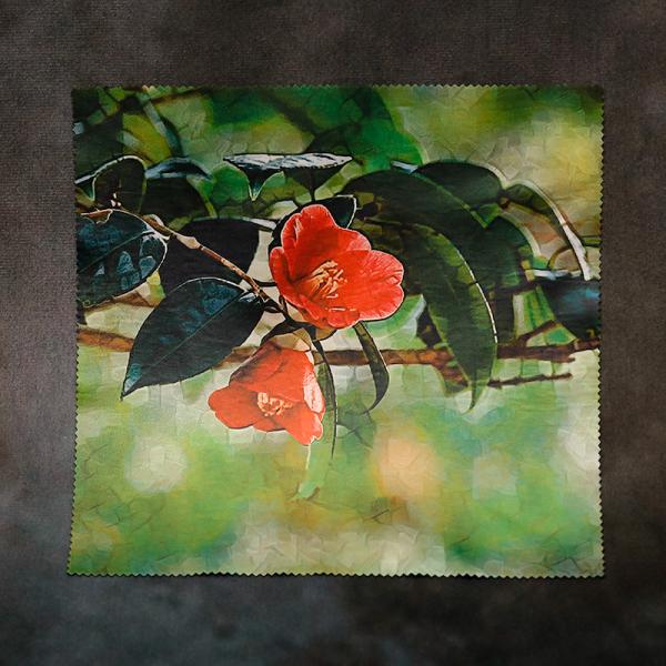 【椿】クリーニングクロス・メガネ拭き