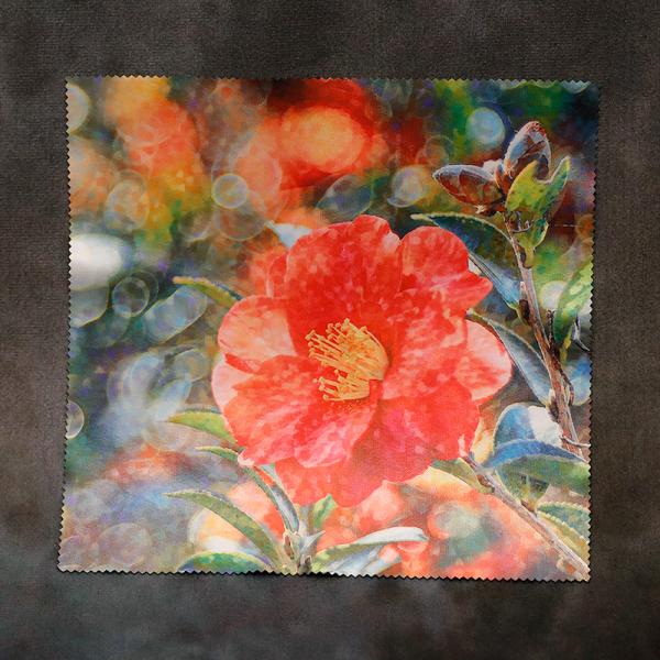 【さざんかA】クリーニングクロス・メガネ拭き