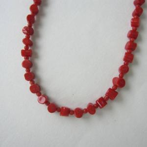 赤珊瑚 あかさんご サンゴ ネックレス 玉 K14WG ナチュラルコーラル