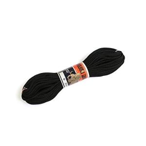 NBK 江戸打ち紐 中 30m巻き 黒 EDC-26-30M