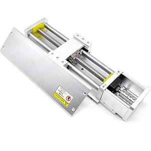 リニアガイド ボールネジ スライドレール 100mm ダストカバー付き Nema23モーターブラケット リニアアクチュエータ CNC部品